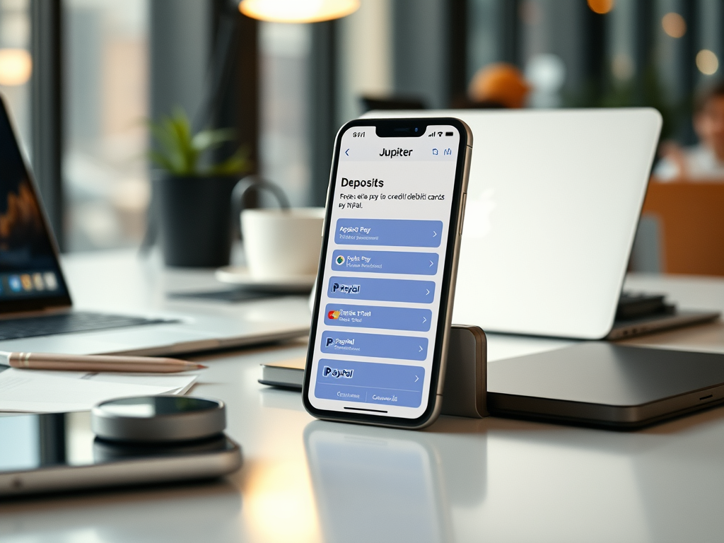 The cryptocurrency exchange platform Jupiter launches a new app that allows card deposits.